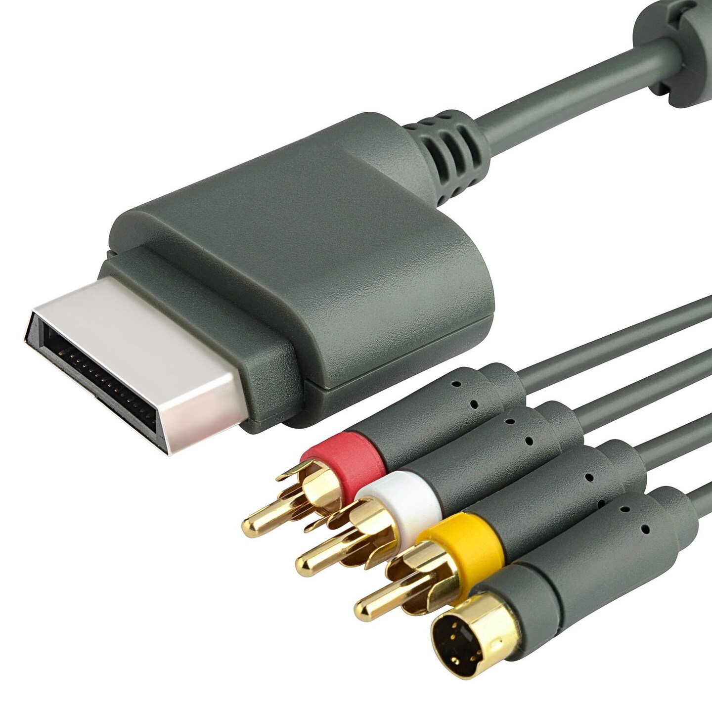 Insten AV Composite and S-Video Cable for Microsoft Xbox 360 / Xbox 360 Slim