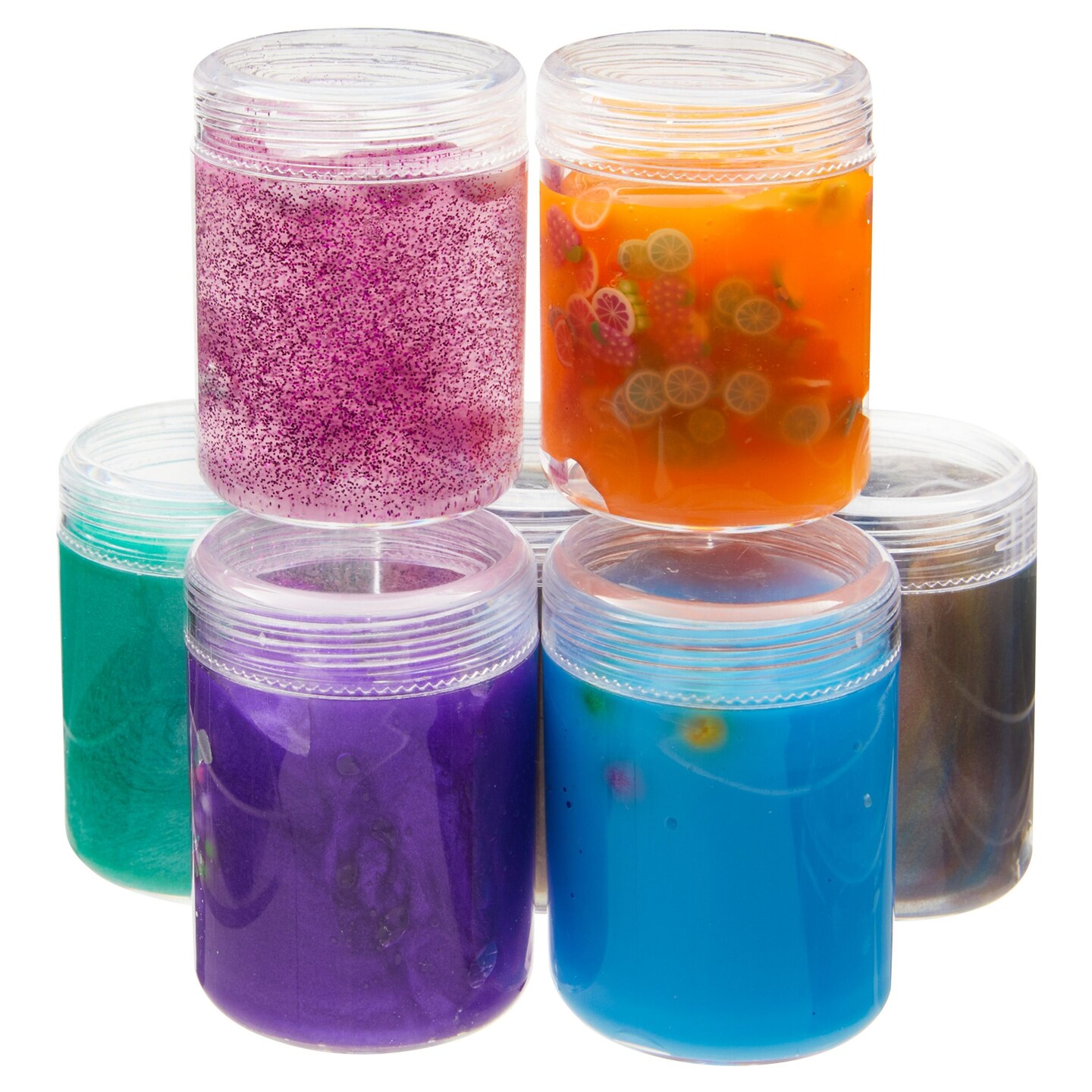 35-Pack 1.2 oz Clear Plastic Jars with Lids for Beads, Beauty Products - Small Empty Containers for Slime Supplies and Ingredients