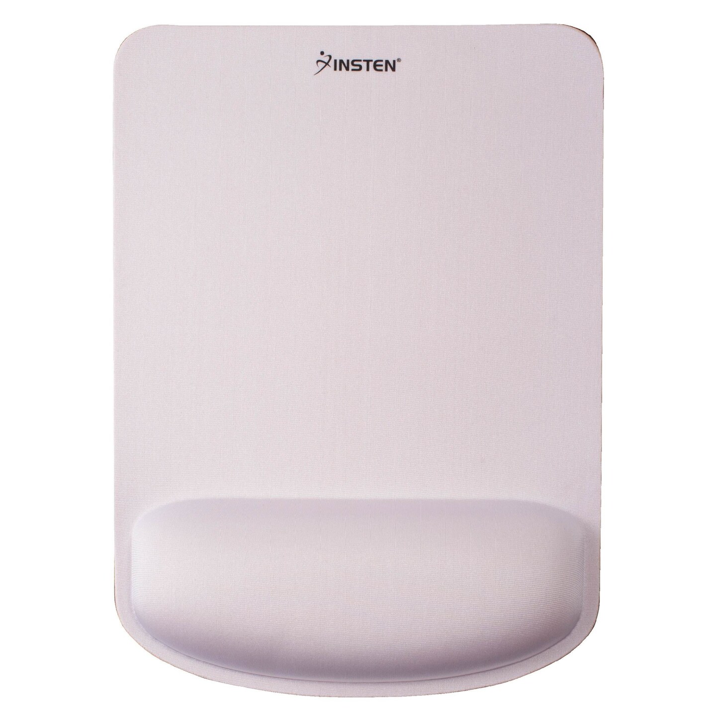Insten Mouse Pad with Wrist Support Rest, Ergonomic Support, Pain Relief Memory Foam, Non-Slip Rubber Base for Gamer Home Office , White