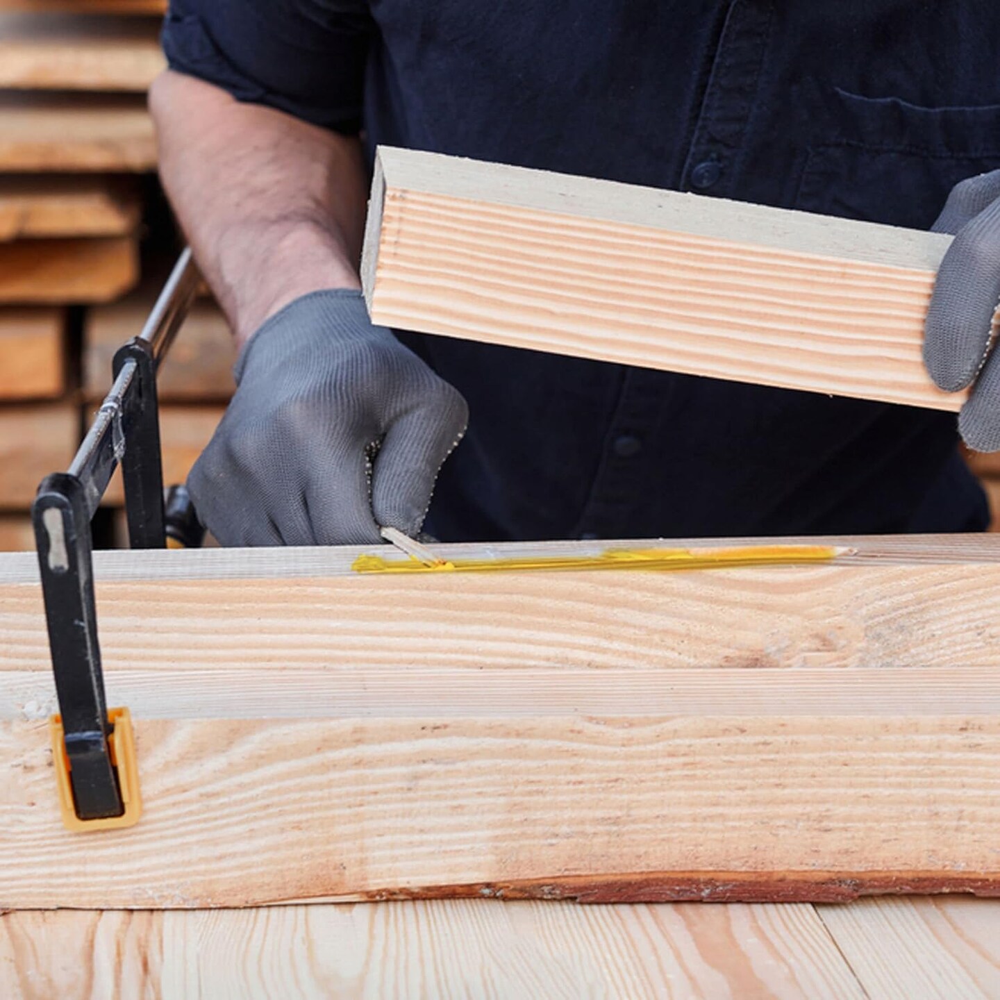 Fast Drying Wood Glue (2x15.4 fl.oz)- High-Performance D4 Polyurethane Adhesive, Waterproof Marine Glue, Strong Adhesive for All Wood Types, Metal, Concrete, Ceramic | 15.4 fl.oz. 2 Pack