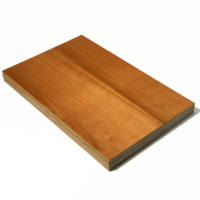 6mm or 3mm, 12”x19” Premium Unfinished or Finished Two Sided with MDF Core, Glowforge Ready | Walnut, Cherry, Maple, Red Oak, White Oak, Alder, Pine, Cedar, Sapele, Mahogany, Hickory, Bamboo
