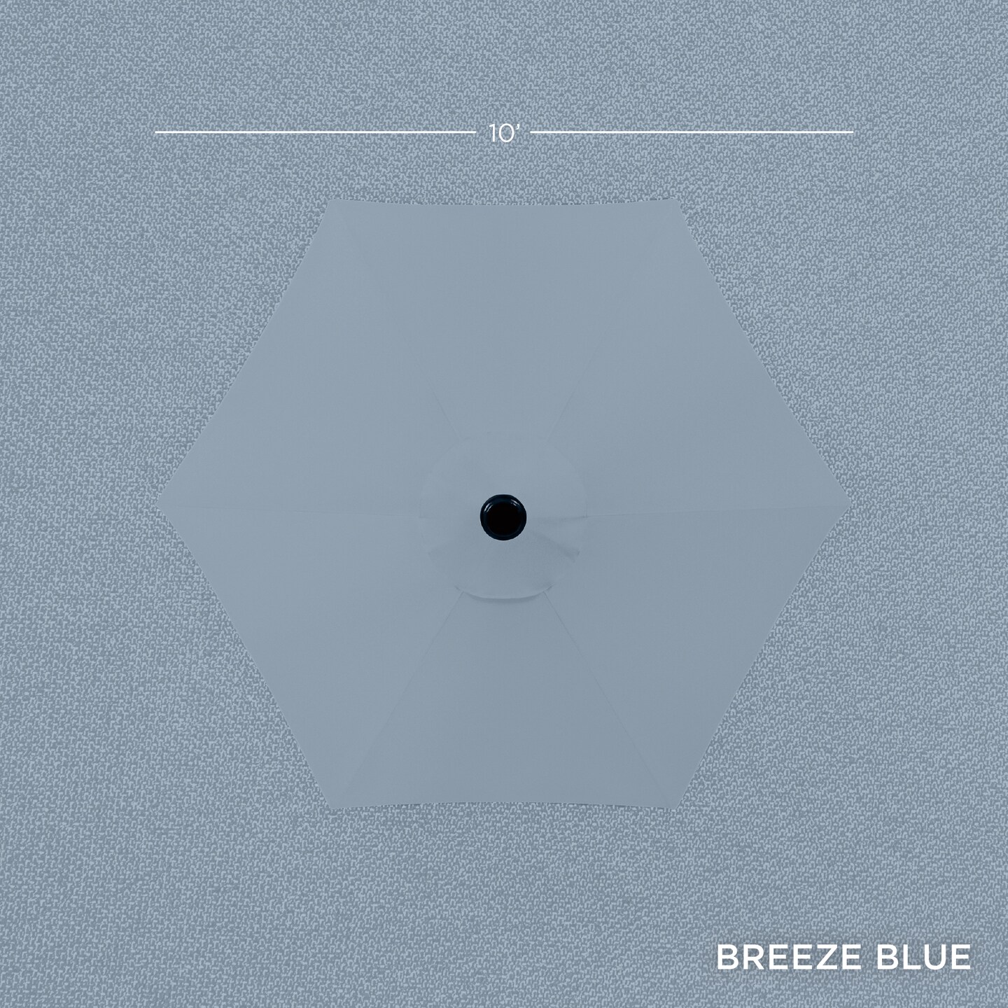 Best Choice Products 10ft Outdoor Steel Market Patio Umbrella w/ Crank, Tilt Push Button, 6 Ribs