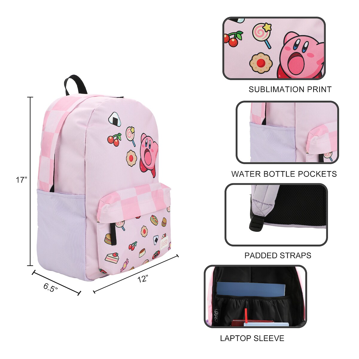 Kirby Inhaling Food Backpack