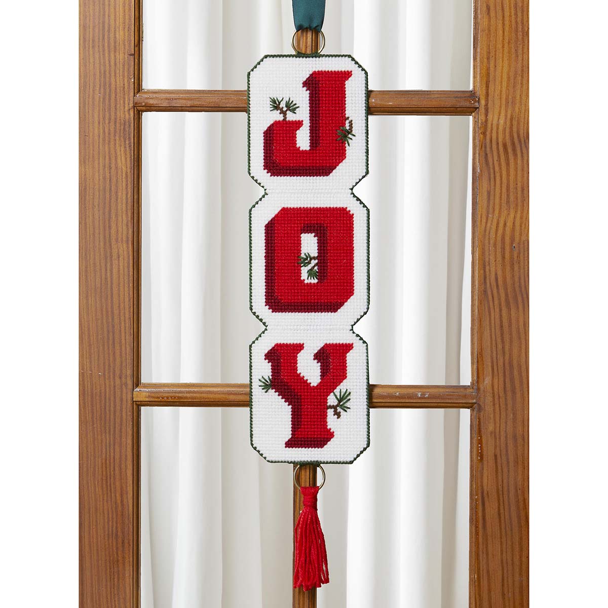 Herrschners  Christmas Joy Wall Hanging Plastic Canvas Kit