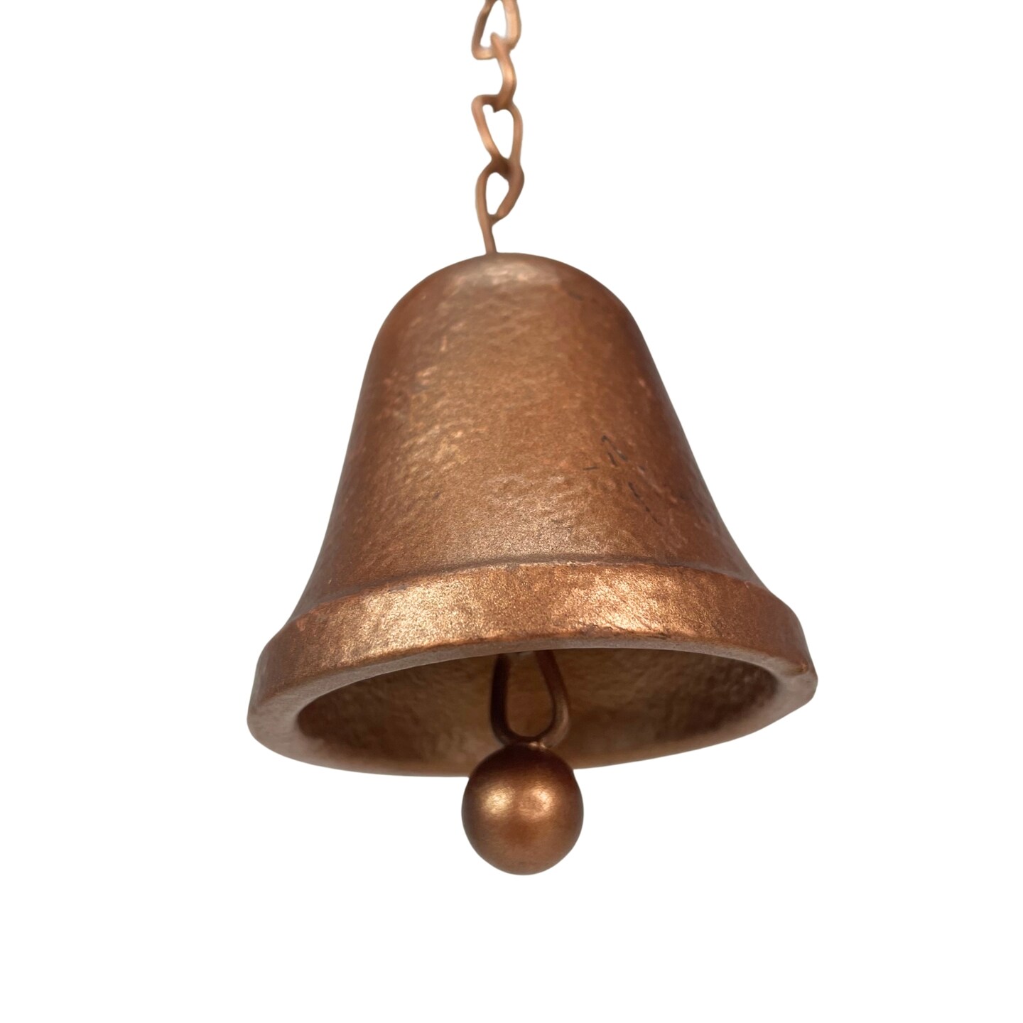 78-Inch Metal Rain Chain - 6 Water Wheels &#x26; Weighted Bell