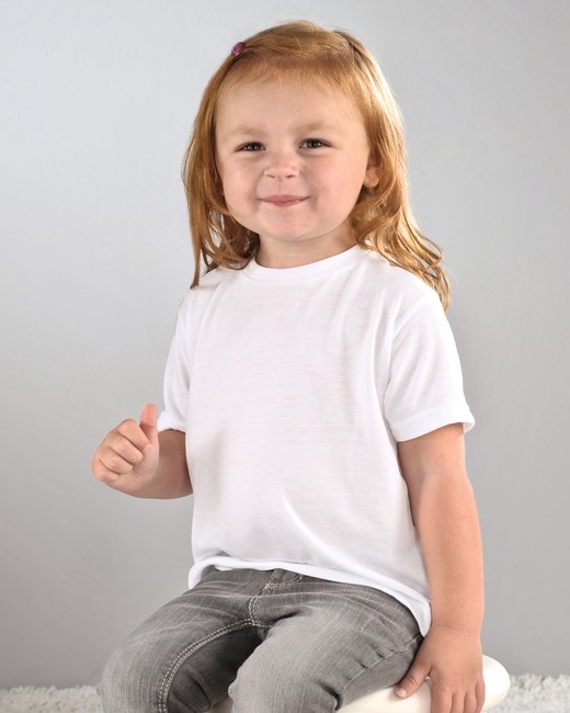 Sublivie&#xAE; Toddler Sublimation Short Sleeve Crew-Neck T-Shirt