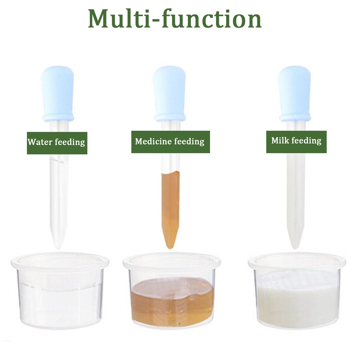 20-Pack Silicone & Plastic Liquid Droppers with Brush – Bulb Tip Eyedroppers for Candy, Oil, Gummy Making