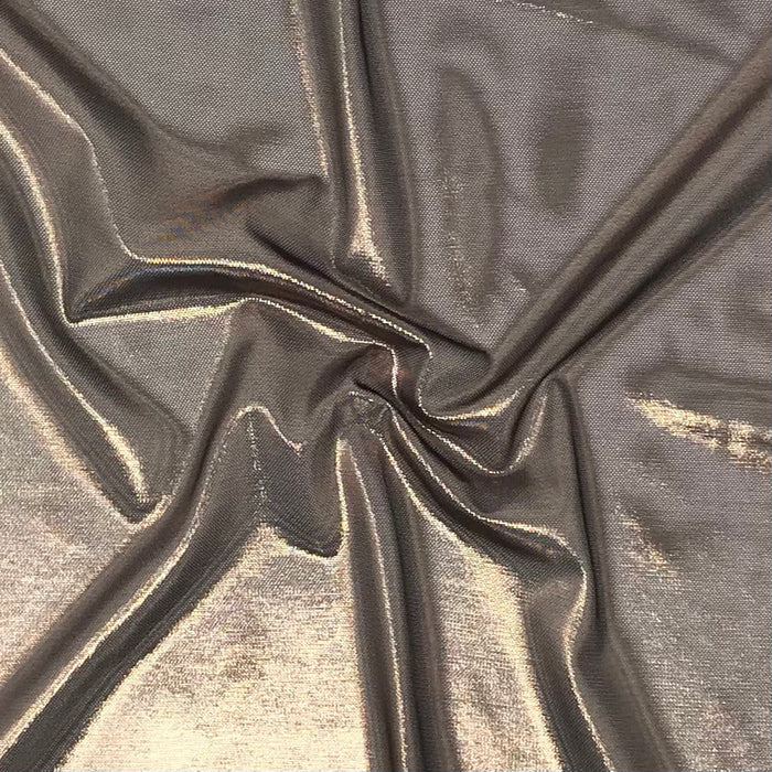 Shimmer Foiled Mesh Fabric Stretch Power Mesh for Dancewear, Stage Wear & Apparel