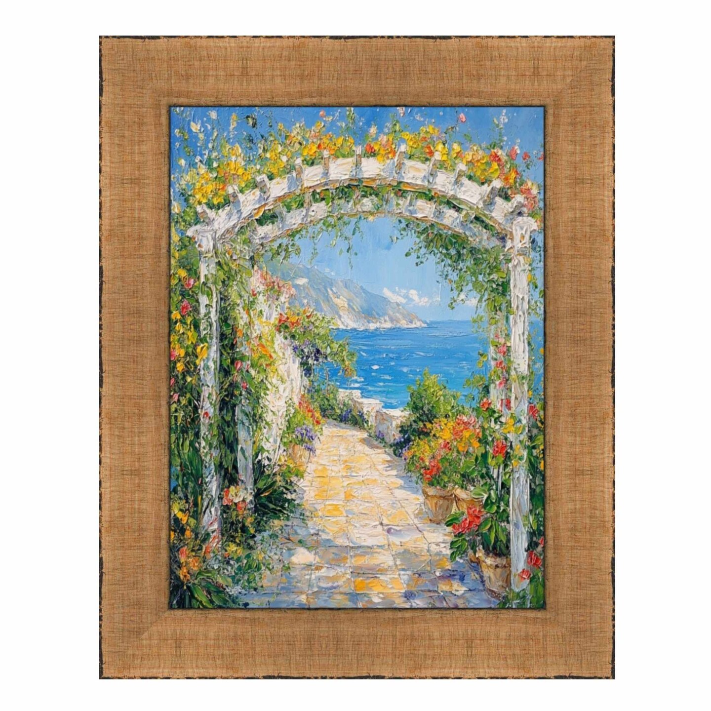 Wide Antique Gold Copper Bronze Picture Frame 16x20 frame
