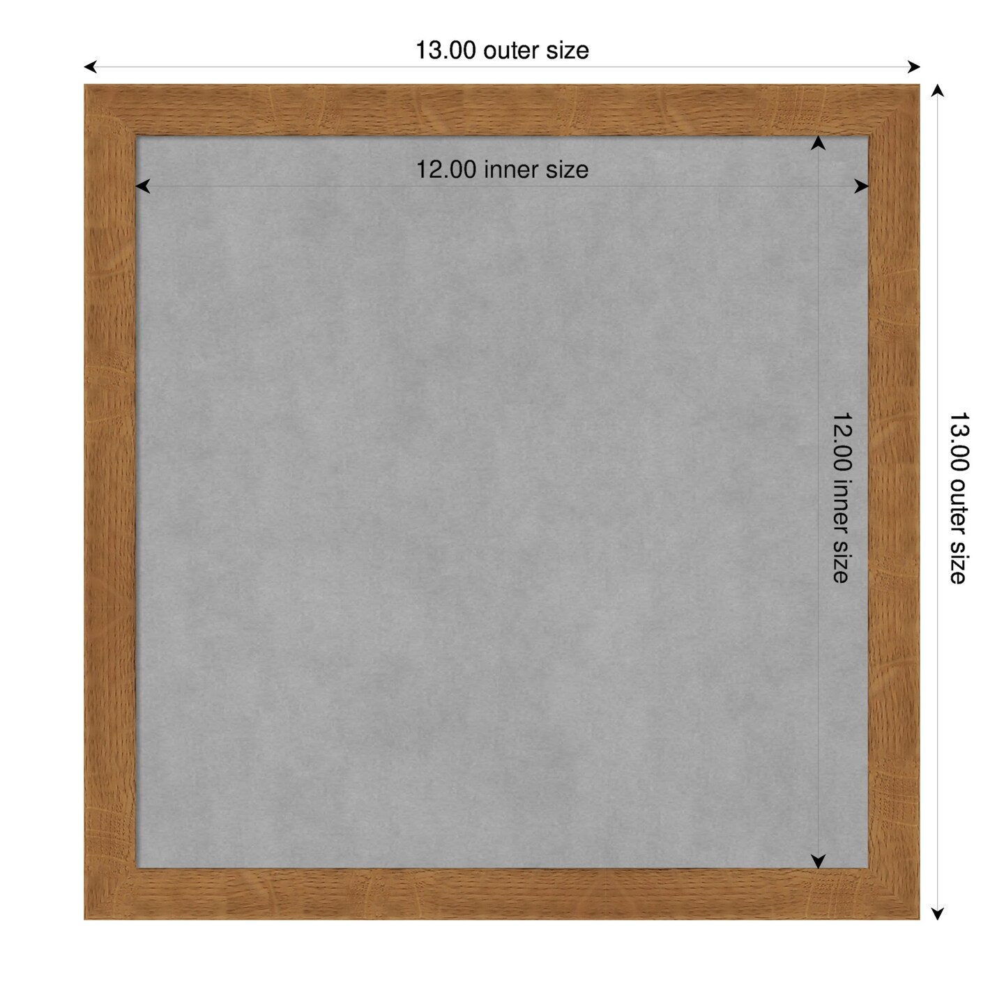 Carlisle Narrow Wood Framed Magnetic Board