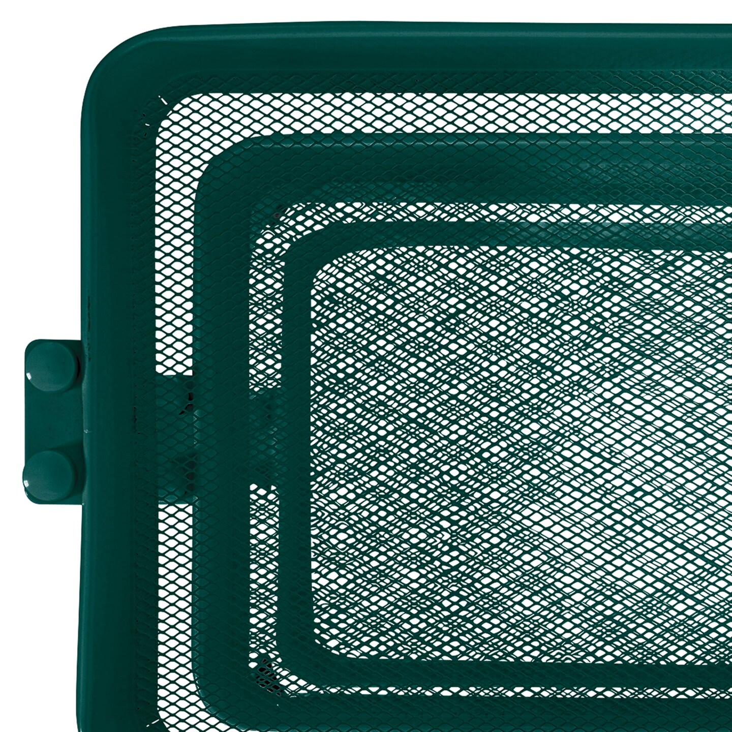 artPOP! 3-Tier Metal Utility Rolling Cart, Forest Green, 32 x 17 x 14.5 Inches, Multifunctional Mesh Tray Organization Storage Cart with Locking Casters for School Supplies, Art Studio, Craft Supplies
