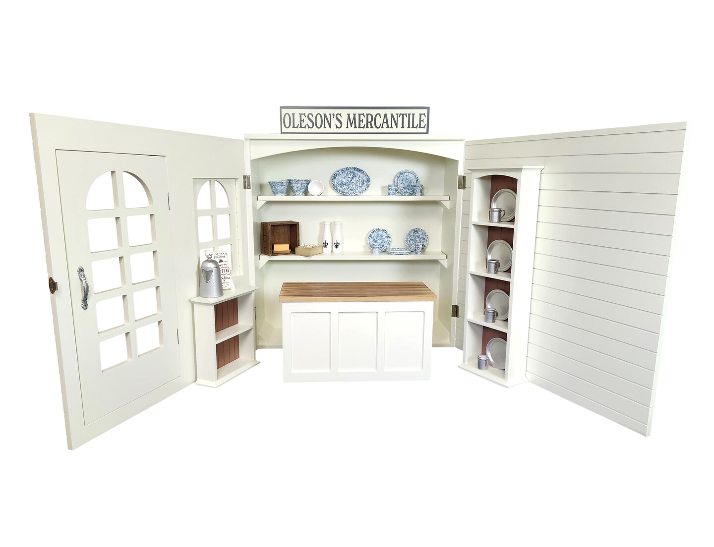 The Queen's Treasures Little House 18" Doll Oleson Mercantile and Accessory Set