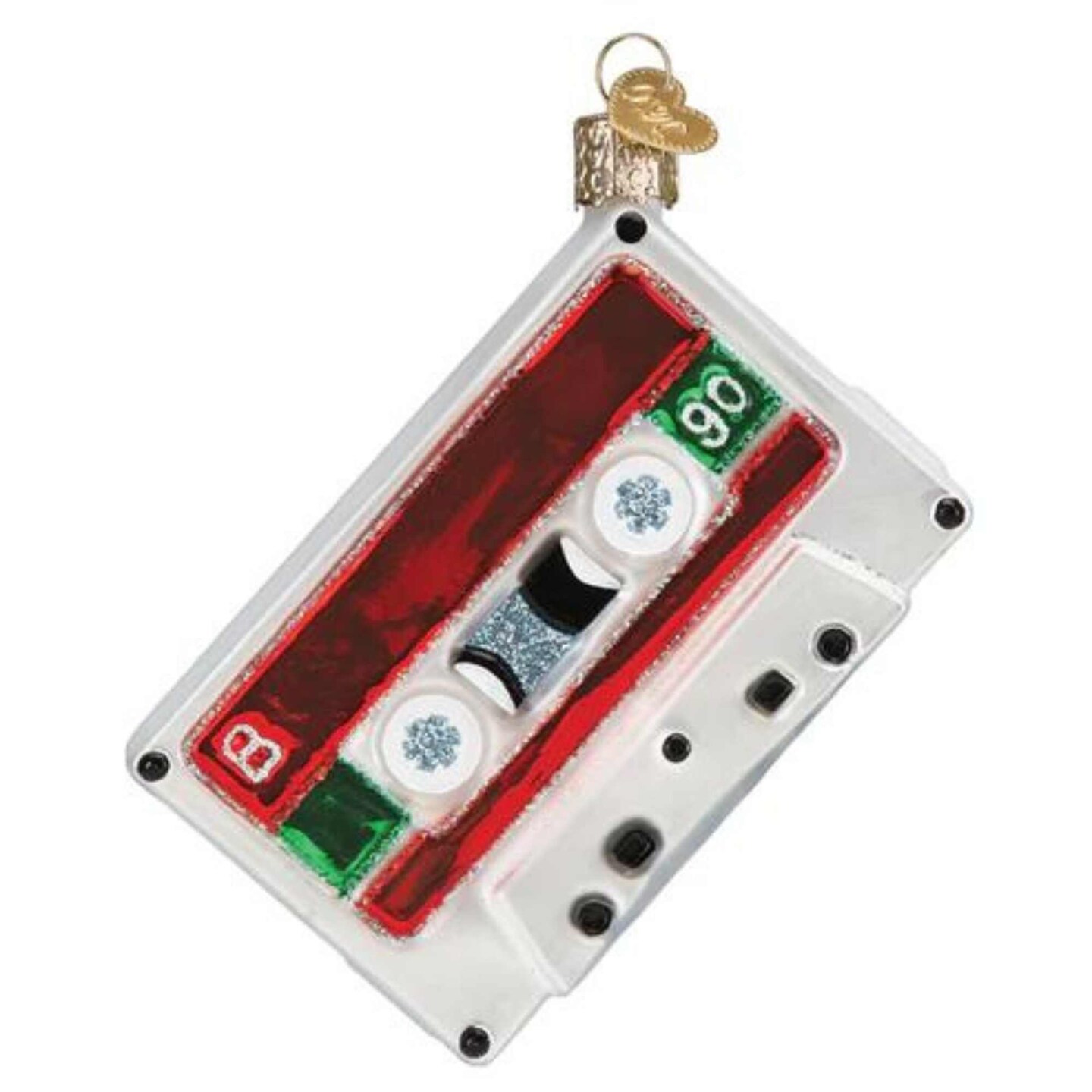 Old World Christmas 4.25 In Christmas Mixtape Tree Ornament , Ornament Music 90'S