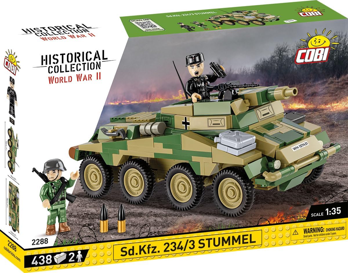COBI Historical Collection WWII Sd.Kfz 234/3 STUMMEL Vehicle
