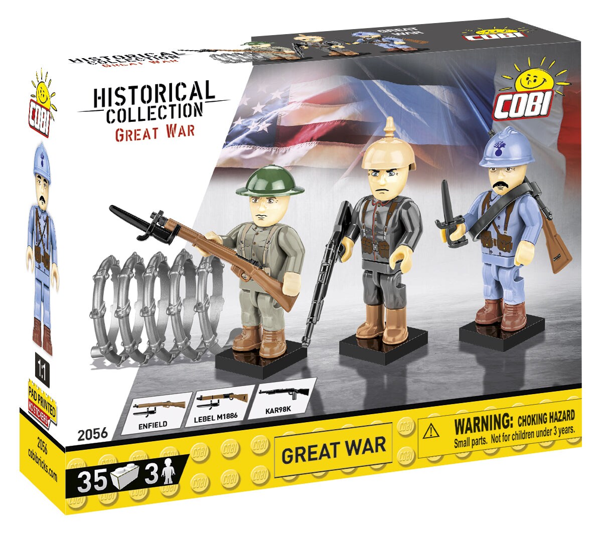 COBI Historical Collection Great War, 3 Figures &#x26; Accessories