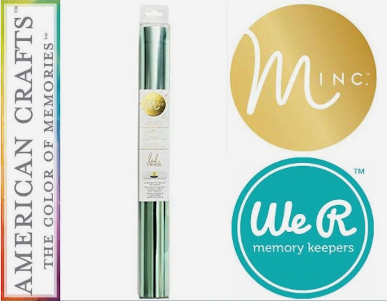 American Crafts Minc Reactive Foil 12.25"x10' Mint 370138 Heidi Swapp