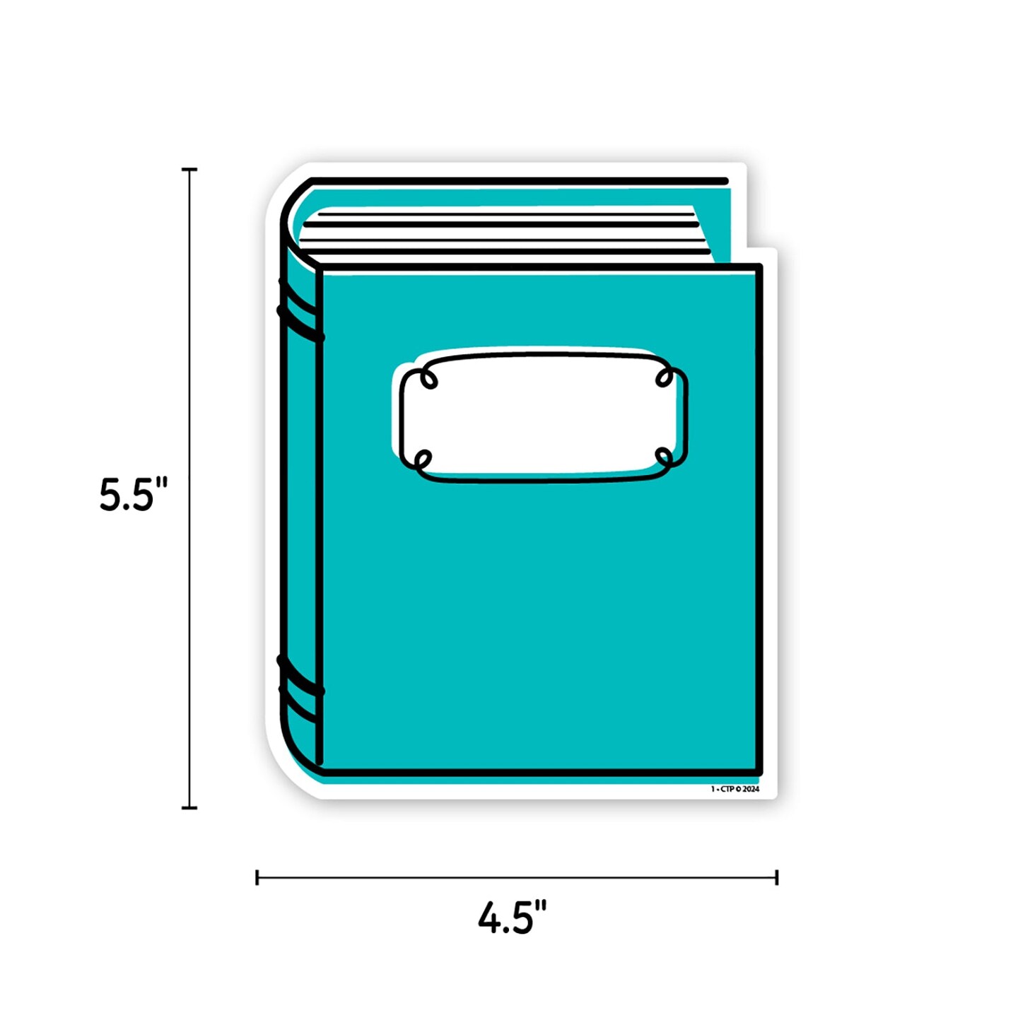 Doodle Books Core Decor 6in Cut Out Core Decor