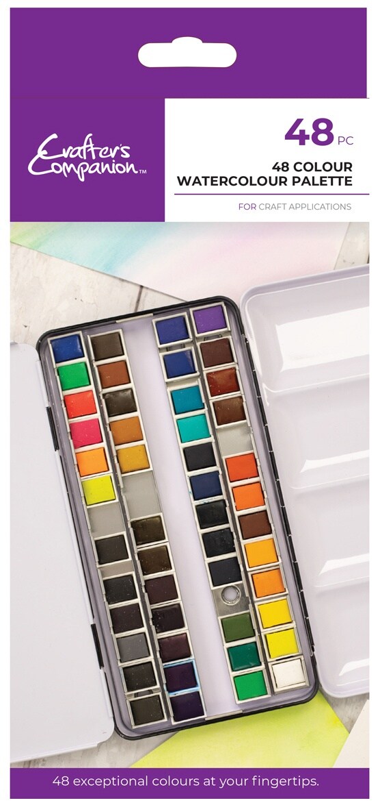 Crafter&#x27;s Companion Watercolor Palette -48 Colors