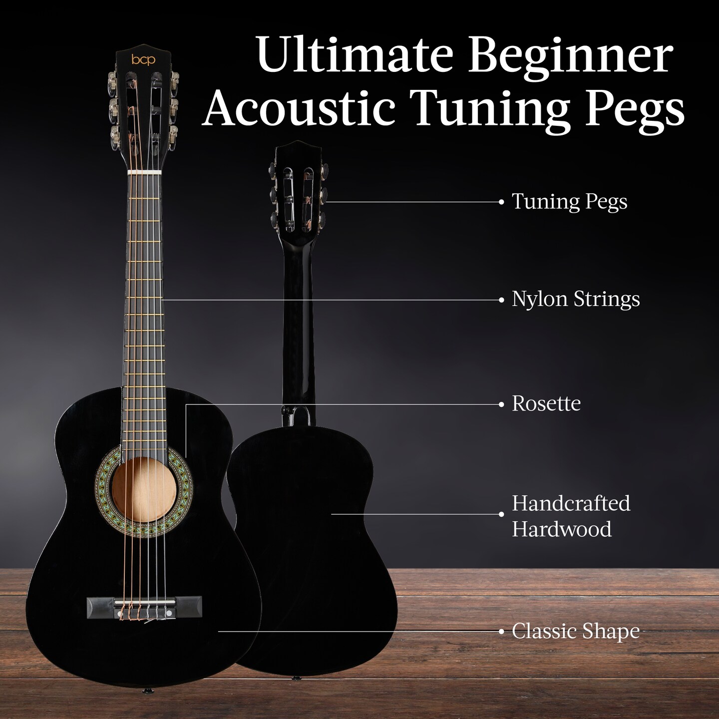 Best Choice Products 30in Kids Acoustic Guitar Beginner Starter Kit with Strap, Case, Strings