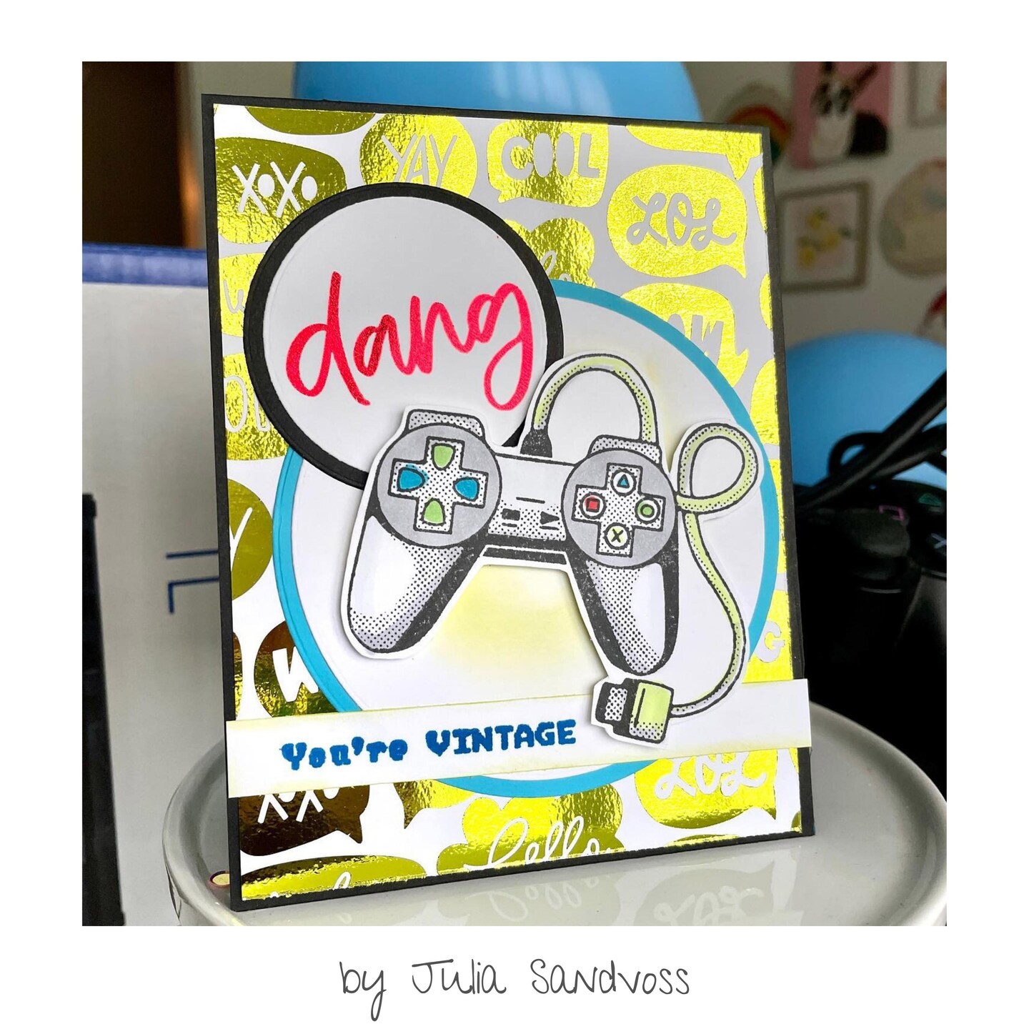 Deco Foil Adhesive Transfer Sheets by Unity 5.9" x 5.9"-Simply Amazing