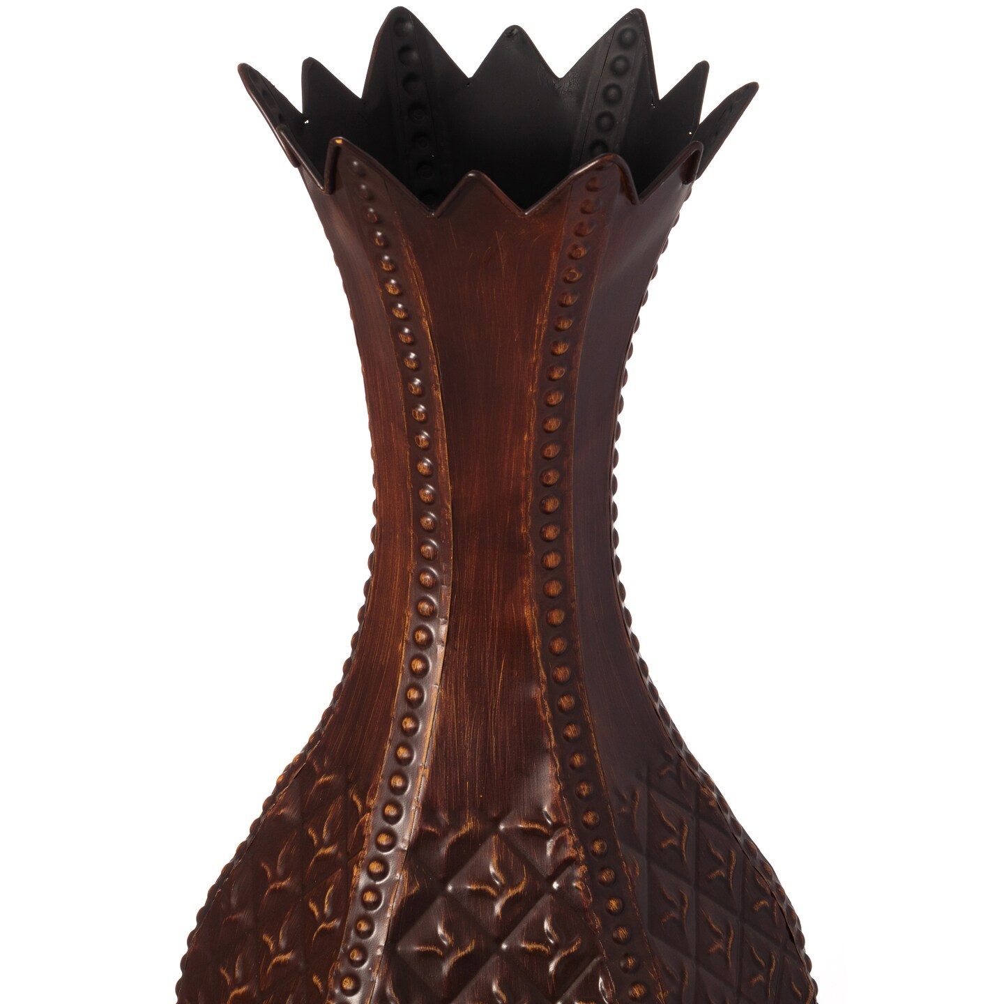 Metal Decorative Floor Vase: Stylish Centerpiece for Home Décor, Dried Flowers, Living Room, Bedroom Accent, Modern Interior Design, Elegant Room Décor, Tall Vase for Display