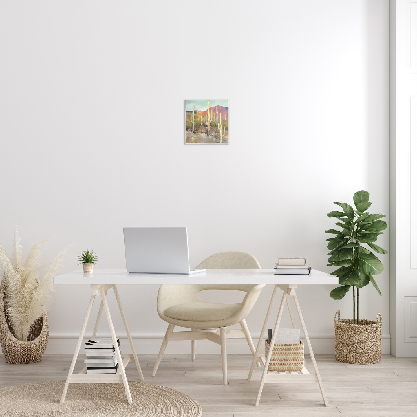 Stupell Industries Soft Cactus Desert Landscape Wall Plaque Art