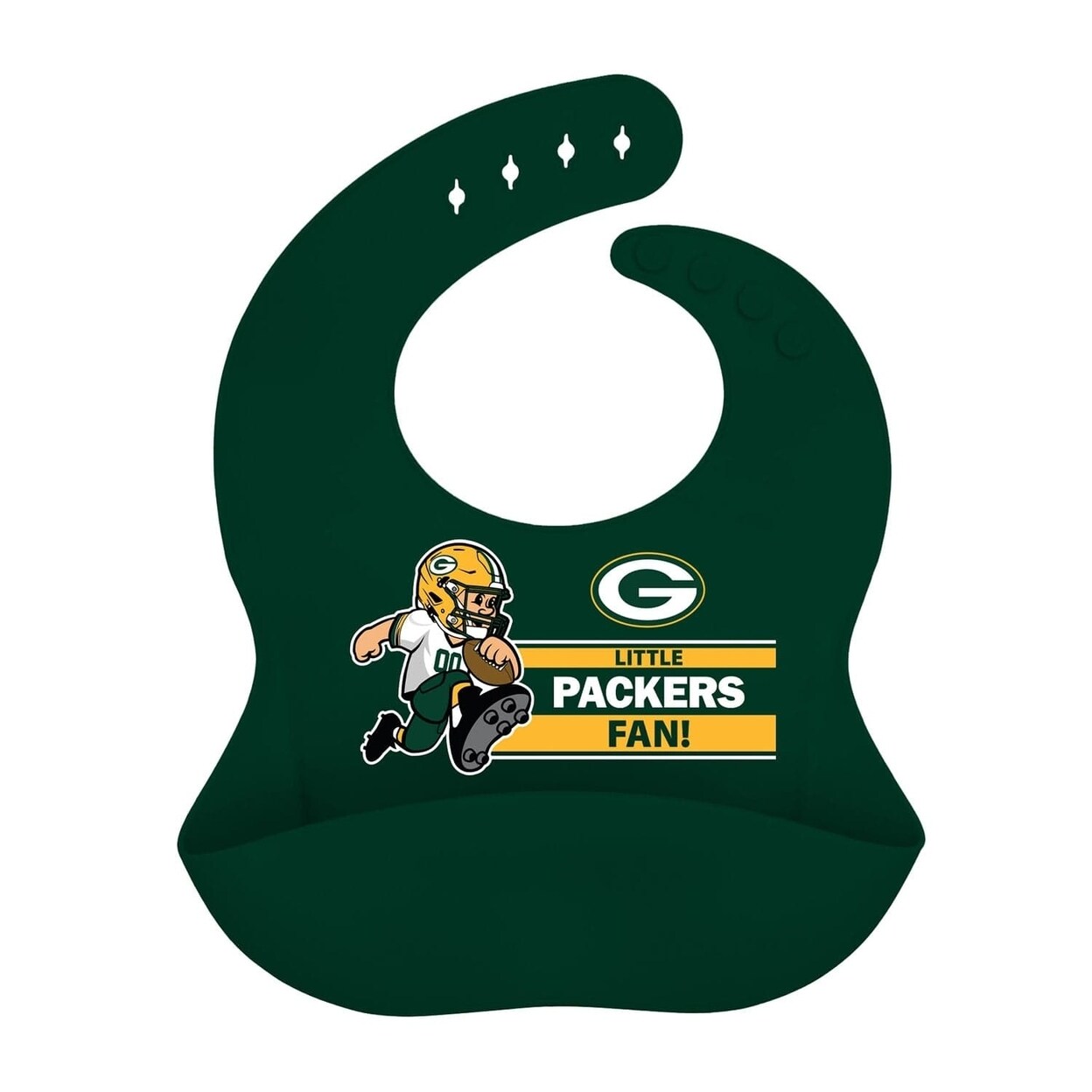 Green Bay Packers - Nfl Silicone Bib