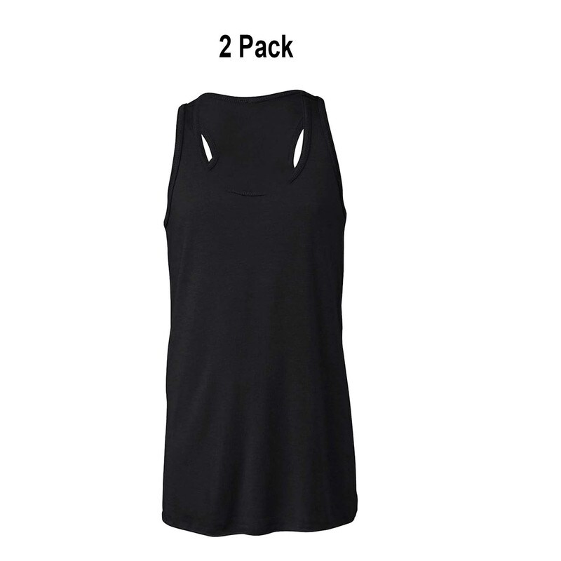 Sofra Ladies Loose Fit Jersey Tank Top