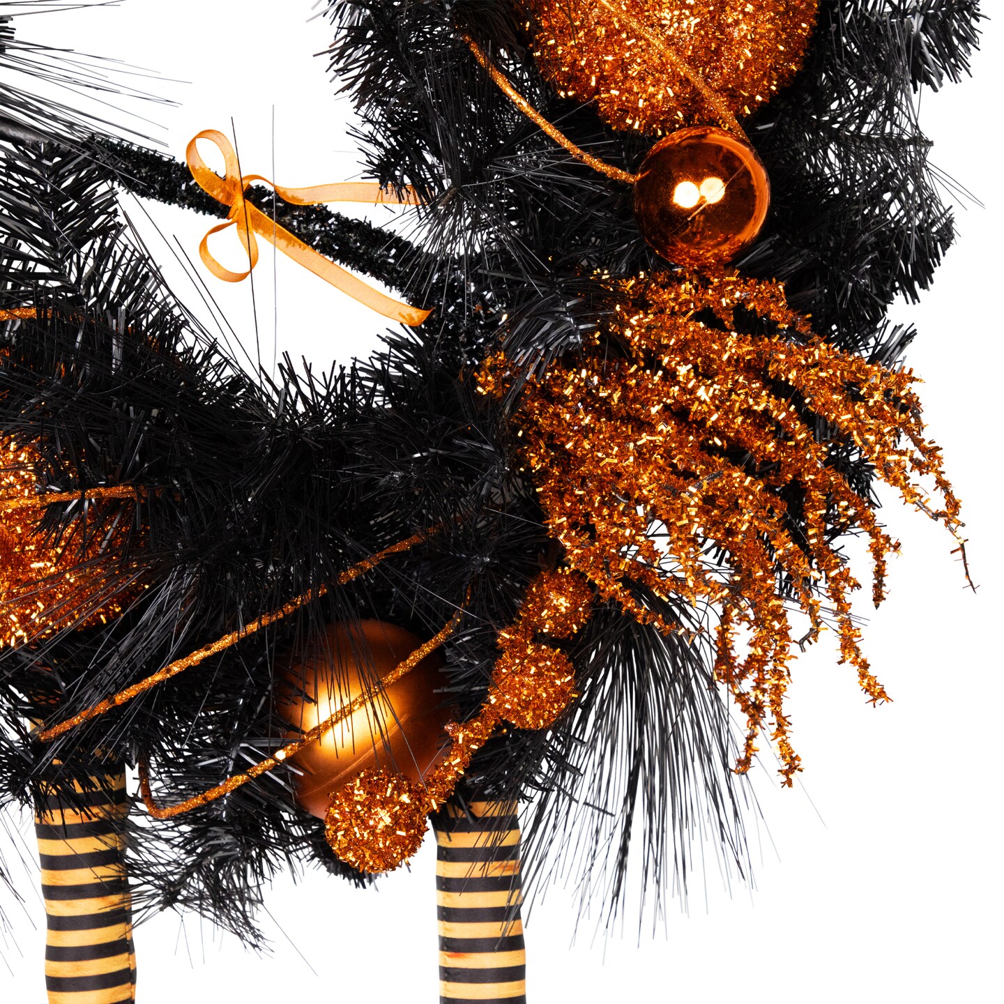 Northlight Witch and Pumpkins Halloween Wreath - Thumbnail 5