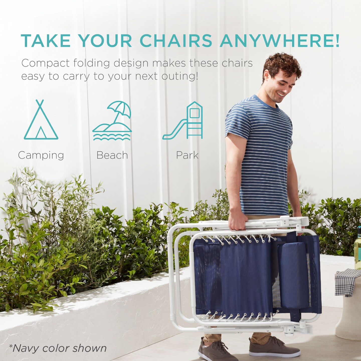 Best Choice Products Set of 2 Zero Gravity Lounge Chair Recliners for Patio, Pool w/ Cup Holder Tray