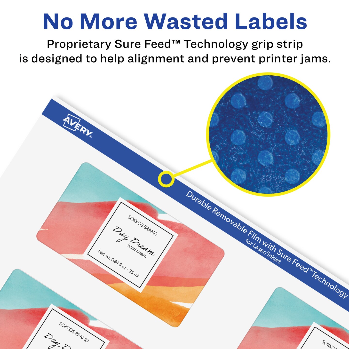 Avery Rectangle Labels with Sure Feed, 1-1/2" x 2-3/4"