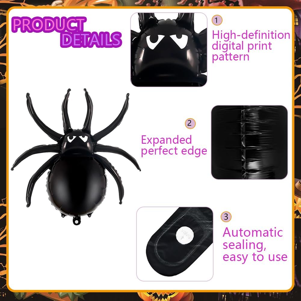 29 Inch Large Orange Pumpkin Foil Balloons(Halloween-14)
