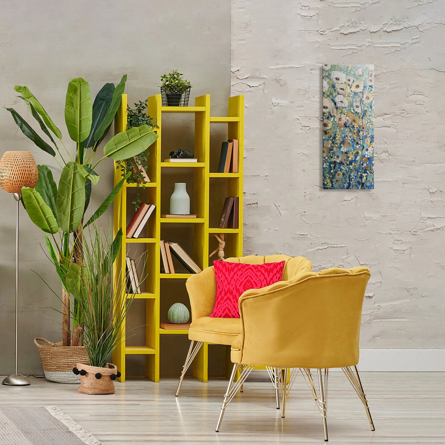 Stupell Industries Sunny Day Meadow Canvas, design by Tim OToole