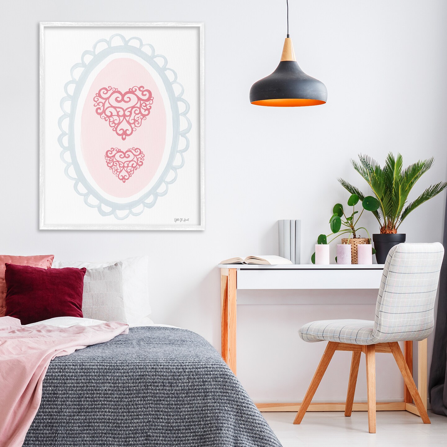 Stupell Industries Feminine Coquette Keepsake Framed Giclee, design by Yvette St. Amant