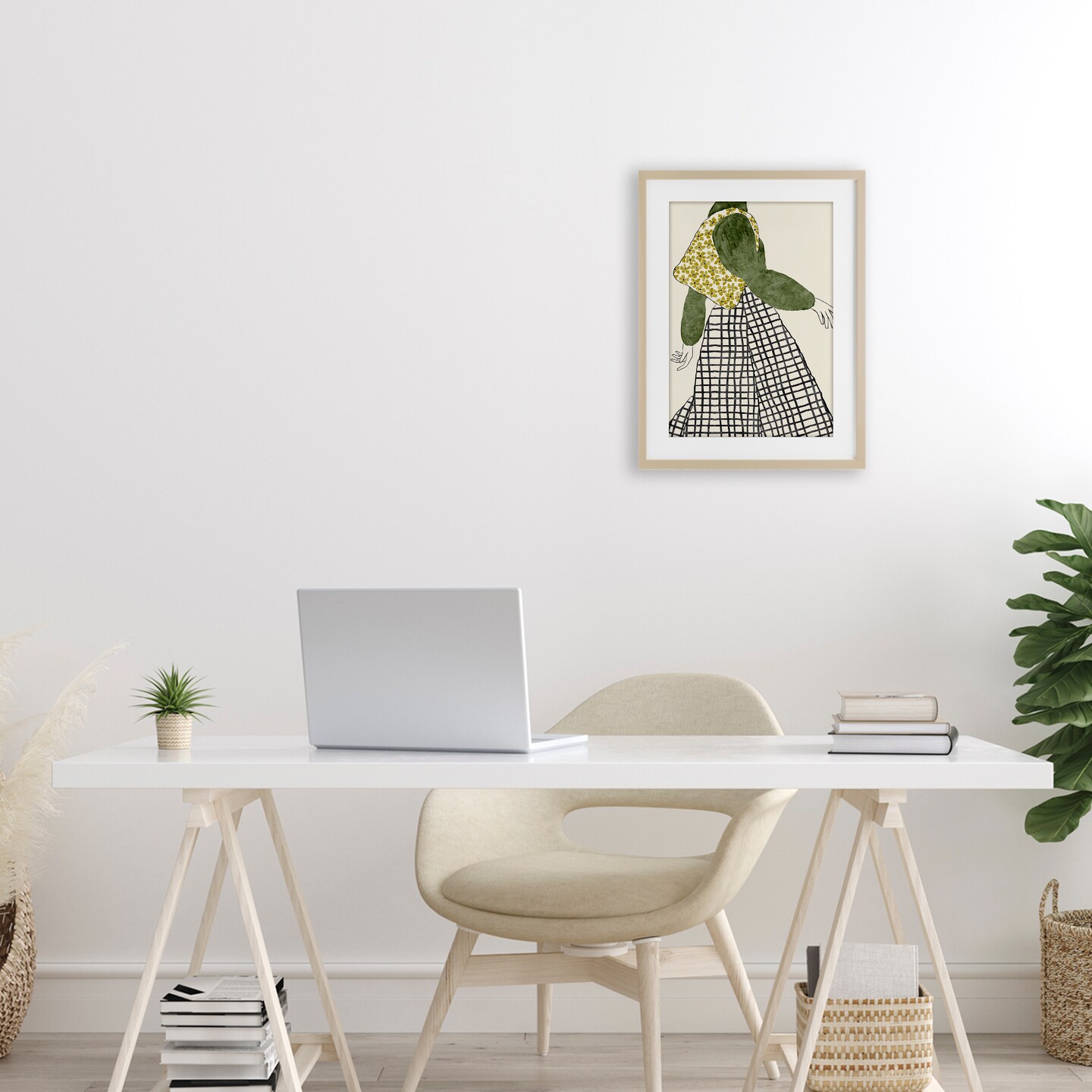 Stupell Industries Minimal Fashion Outfit Framed Print Under Glass, design by JJ Design House LLC