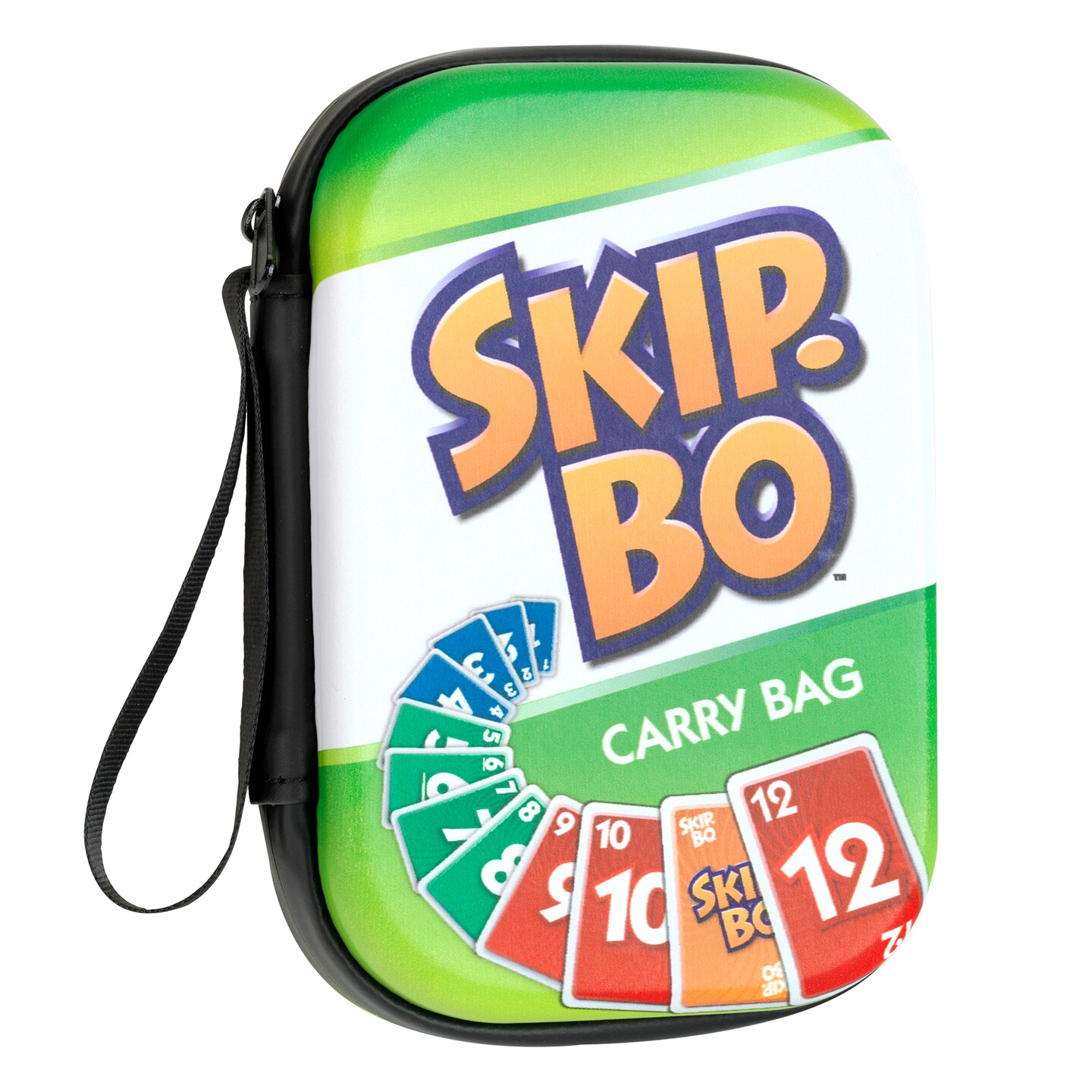 Skip.Bo Carry Bag - Card Game Accessory, 6.1 x 4.3&#x22;, Waterproof Zip Case w/ Strap, Organize-Protect Cards, Travel-Storage, Game Not Included, Kids 3+