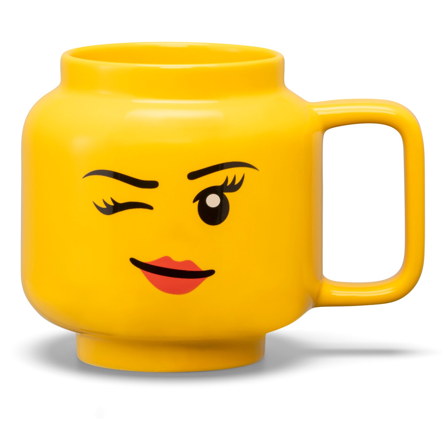 LEGO: Classic Yellow Minifigures Winking Girl Ceramic Mug, 17.9oz