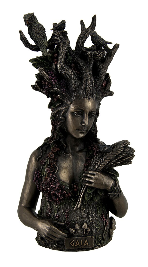 Statue of Gaia Greek Mother Earth Goddess & Ancestral Mother of All Life