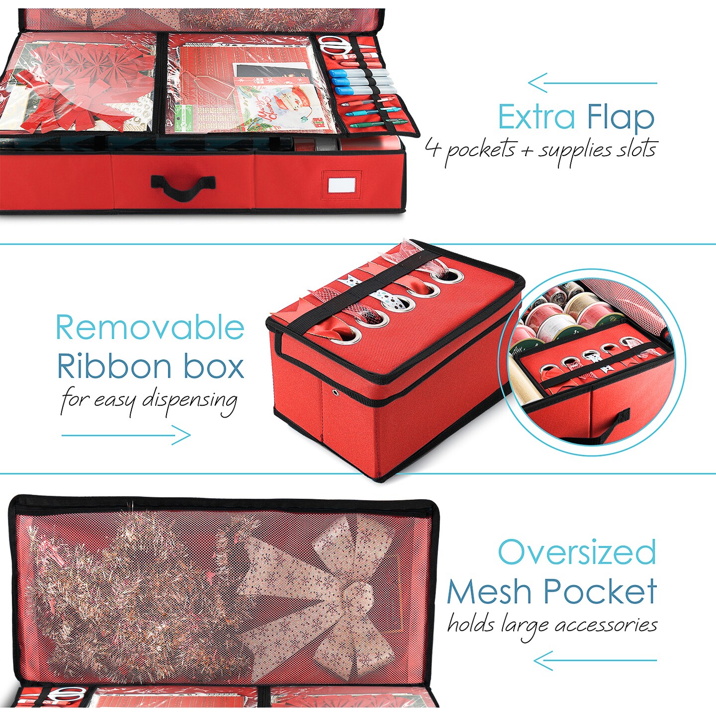 Hearth &#x26; Harbor Wrapping Paper Storage Container