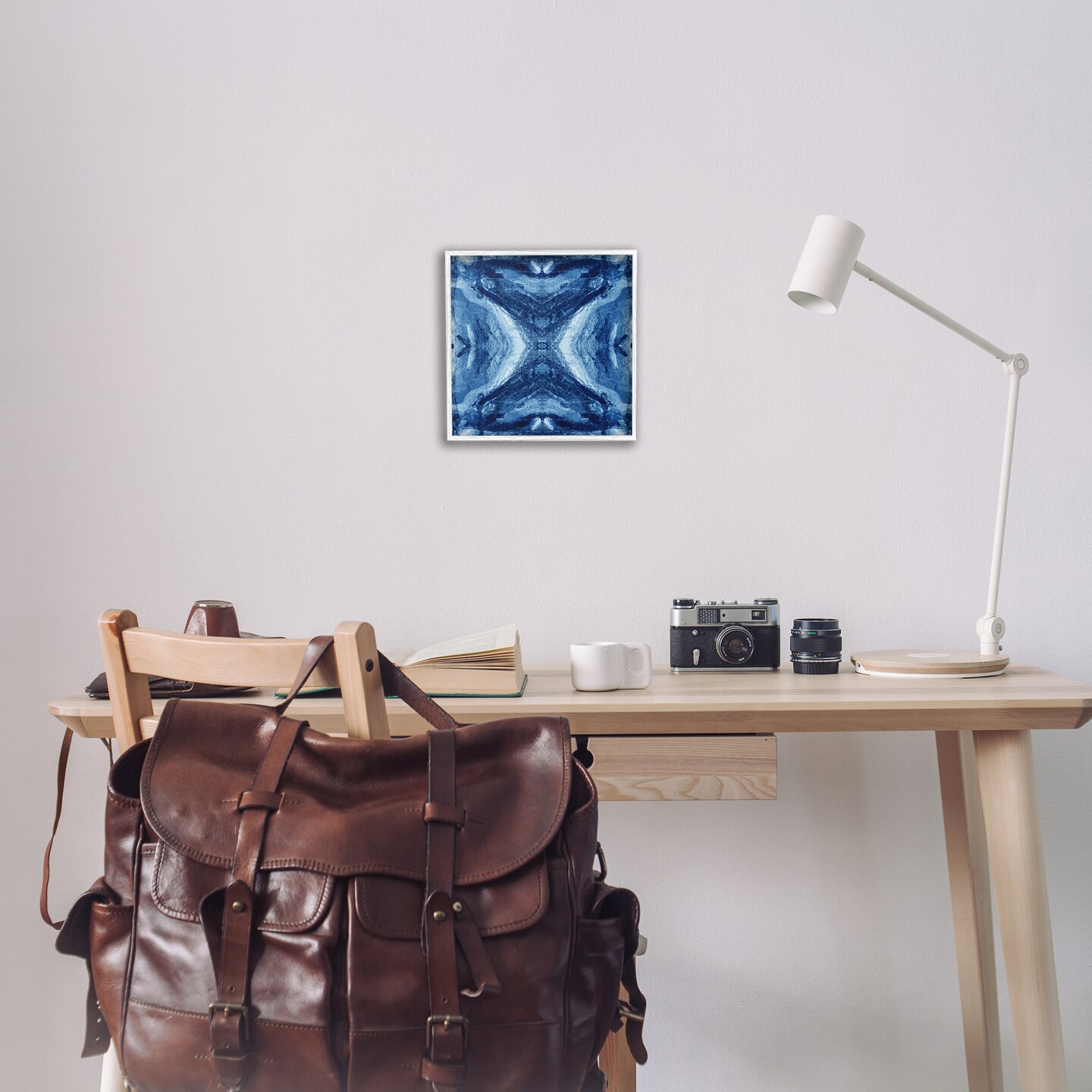 Stupell Industries Rustic Mirrored Motif Framed Giclee Wall Art Design by El Perkin