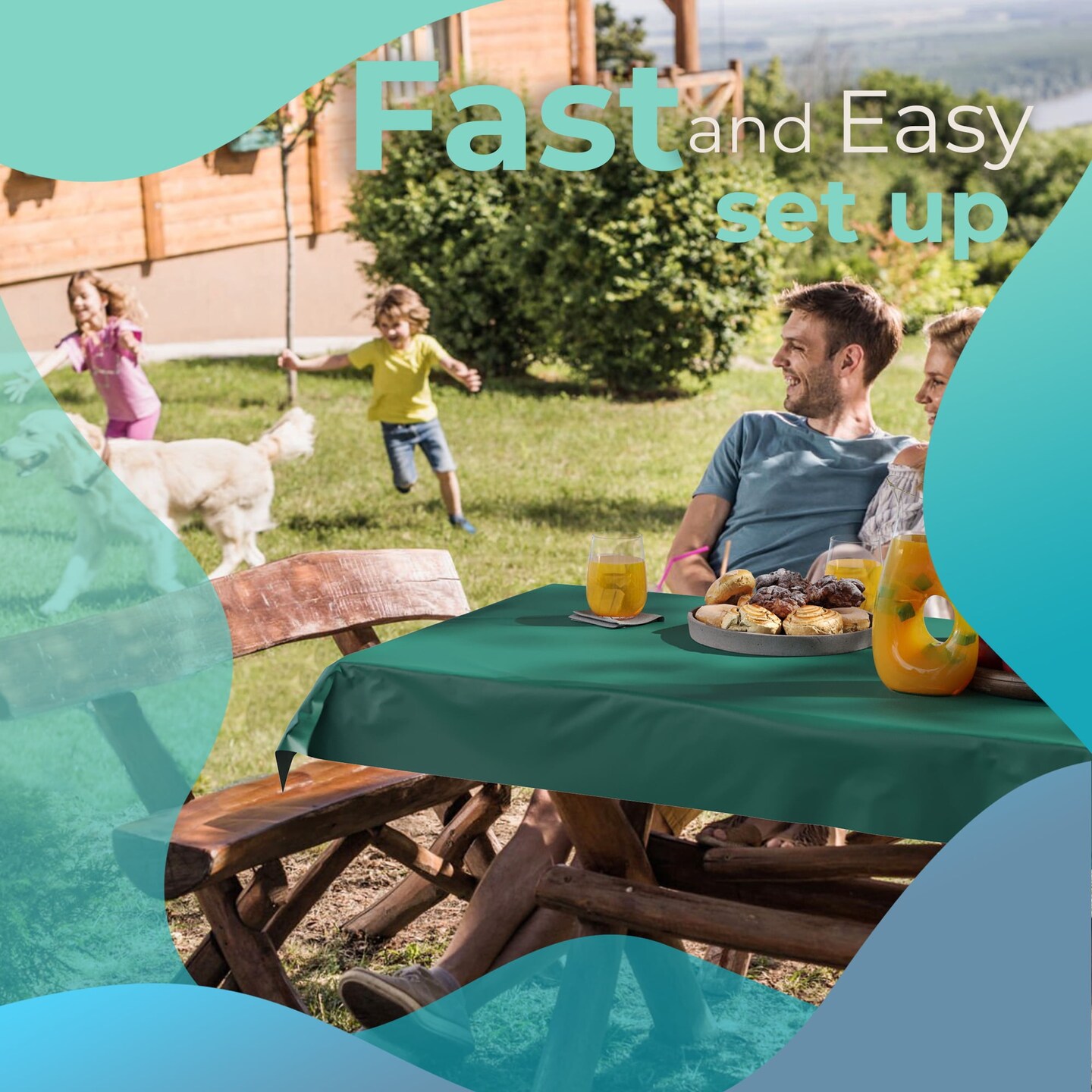 Exquisite Plastic Table Cover Roll – 40" x 100' Disposable Tablecloth Roll – Premium Thick 0.5 MIL Plastic Banquet Roll – Party Table Cover Roll for Events & Catering