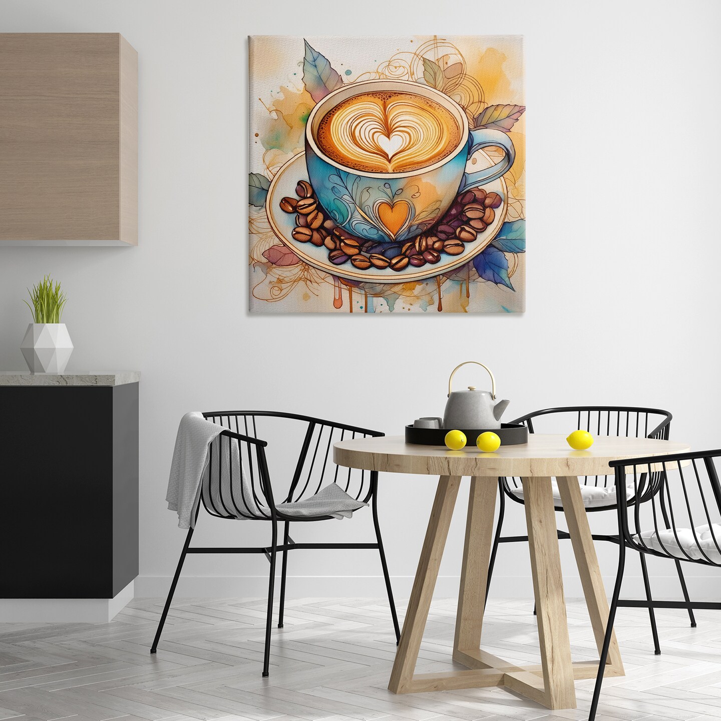 Stupell Industries Modern Caf&#xE9; Latte Canvas Wall Art Design by Alina Georgescu