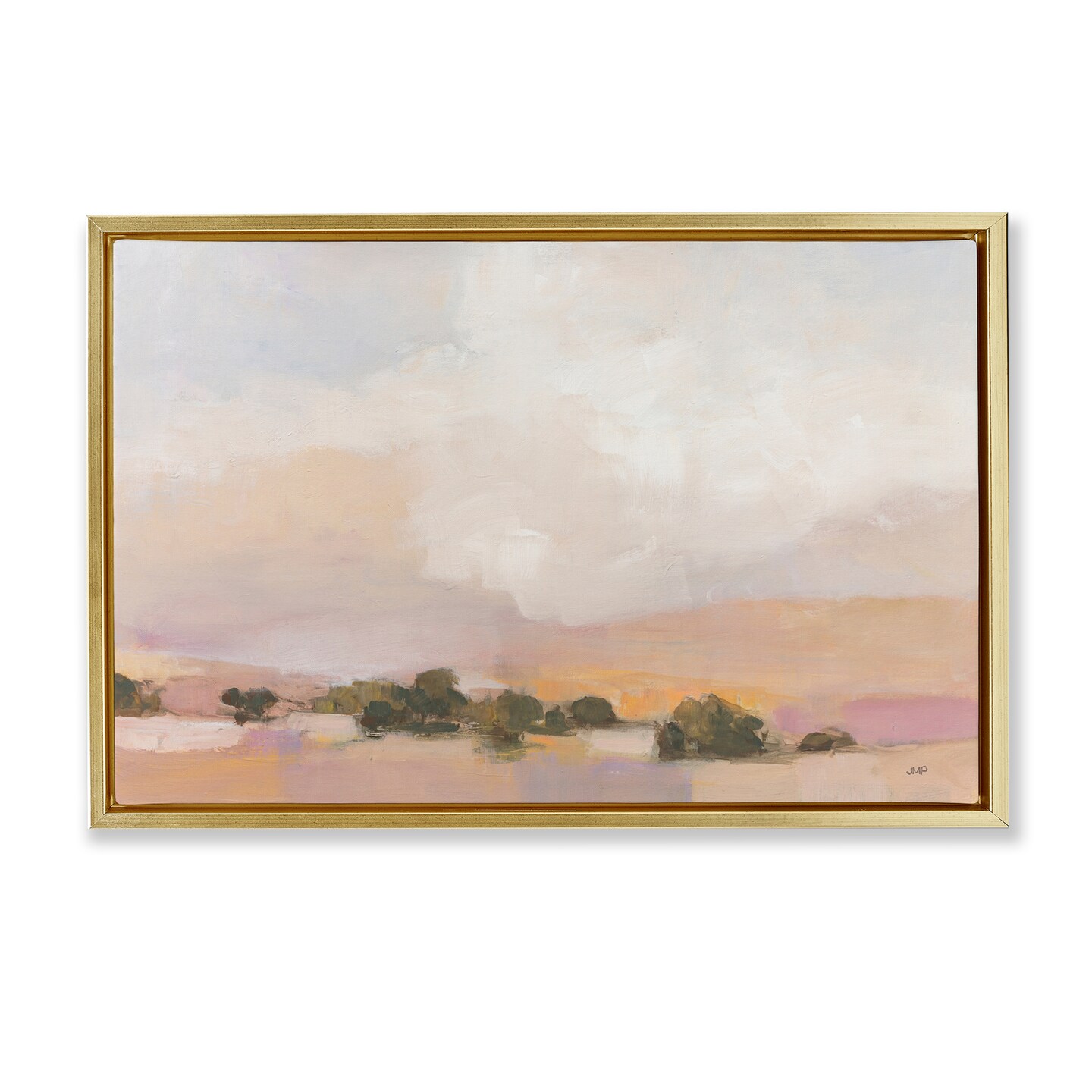 Stupell Industries Pastel Landscape Abstraction Floating Frame By Julia Purinton