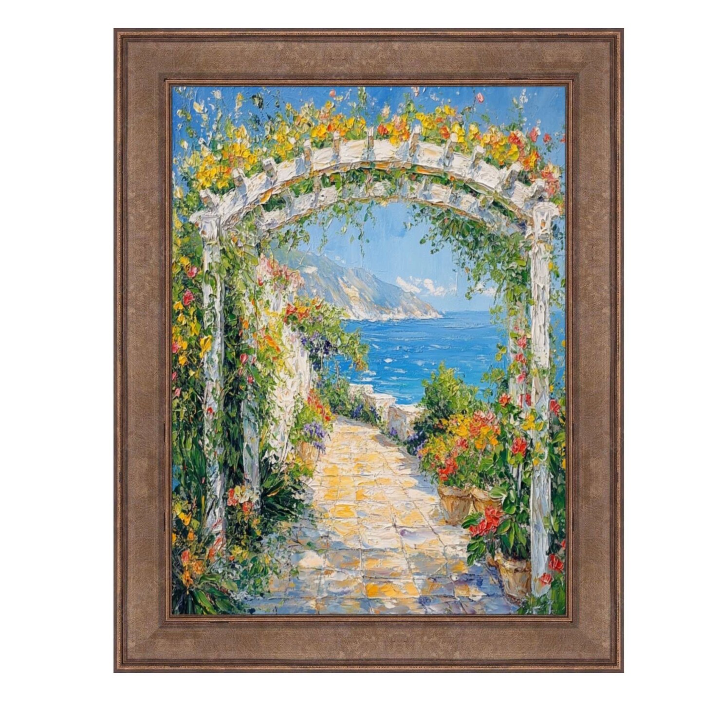 Modern Mocha Bronze Flat Picture Frame 11x17 frame