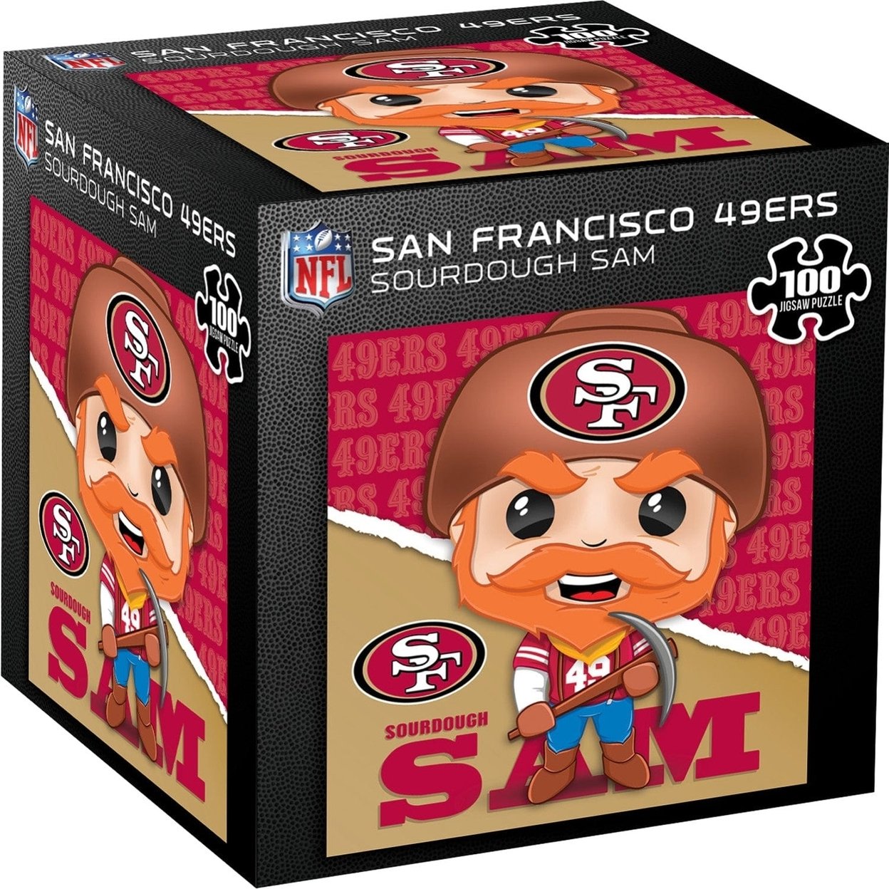 Sourdough Sam - San Francisco 49Ers Mascot 100 Piece Jigsaw Puzzle