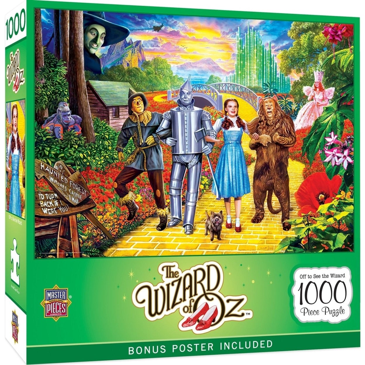 Masterpieces Wizard Of Oz Off To See The Wizard 1000 Piece Jigsaw Puzzle