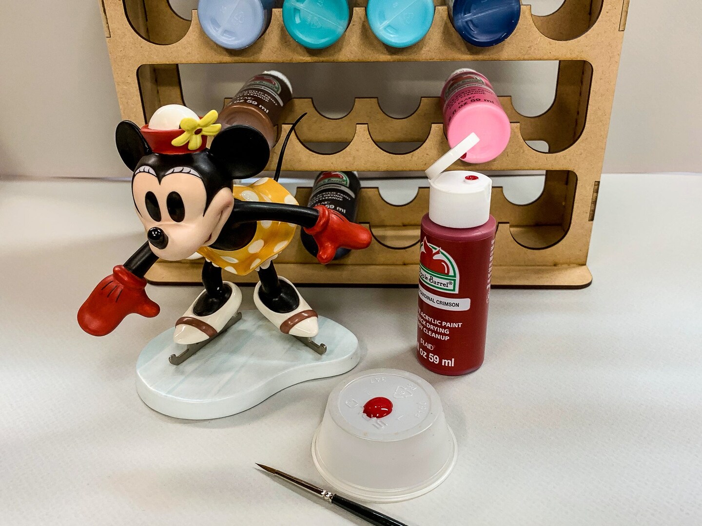 Vertical Paint Rack For 2oz Craft Paints - 36mm Diameter