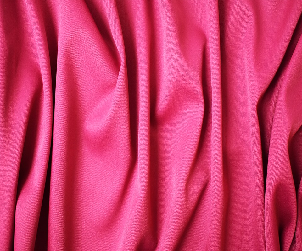 Pink Poly Spandex Stretch Solid Stretch Lamour Woven Fabric By the Yard