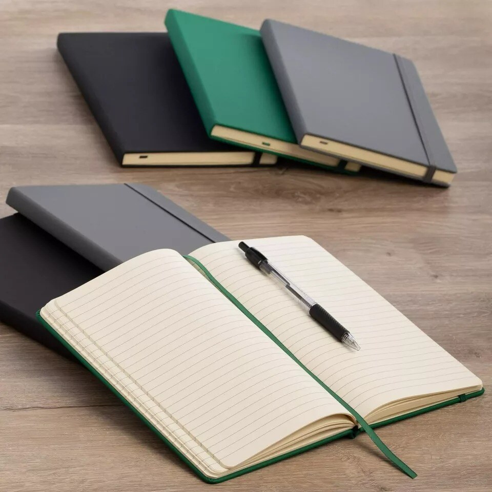 4 Pack A5 Hardcover Leatherette Journals to Write In,192pg Ruled, 5.7” x 8.4”
