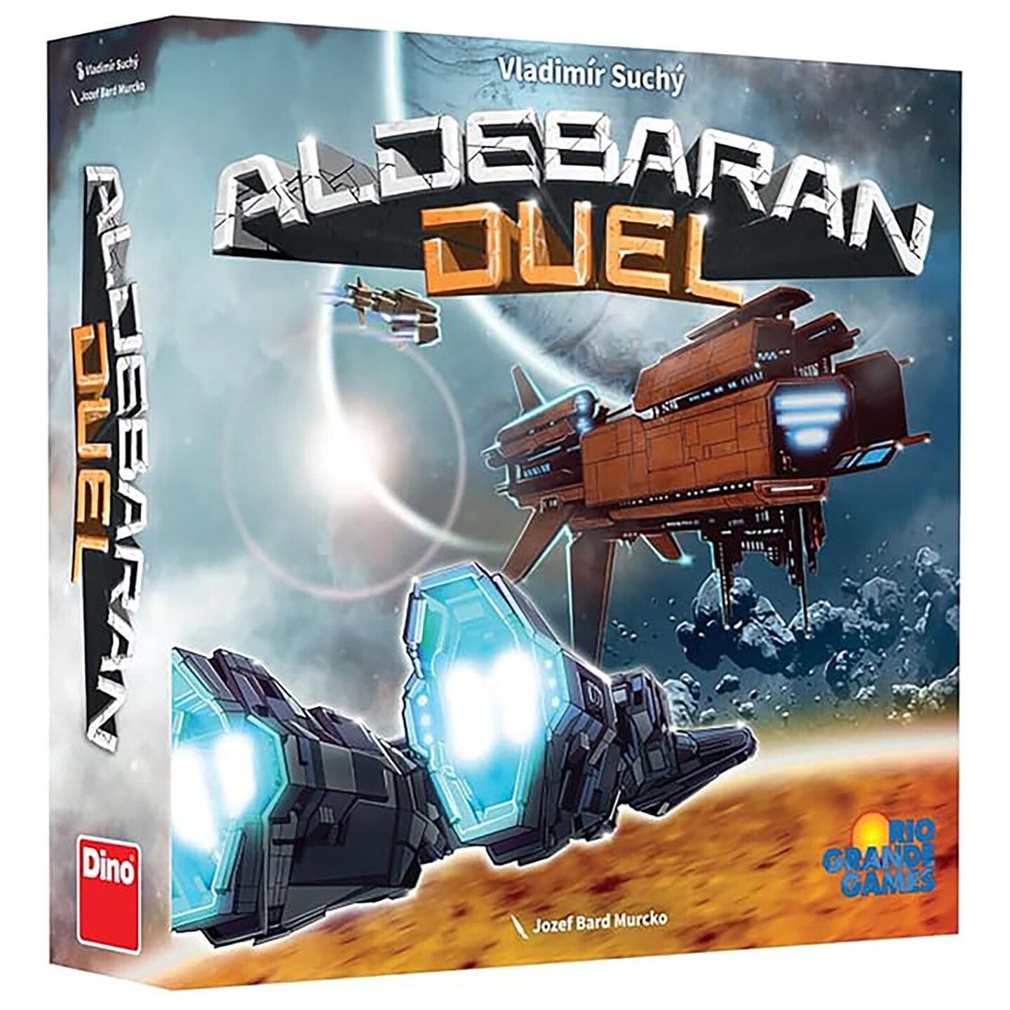 Rio Grande Games: Aldebaran Duel - Economic Strategy Game, Space Theme, Colonize- Research-Dominate, Empire Development, 2 Players, 45-90 Mins